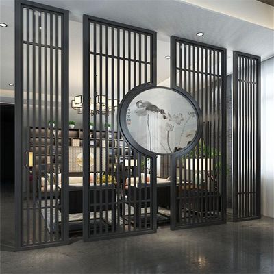 qualità  Chemical Living Room Screen Interior Partition Wall Living Room Divider Stainless Steel Screens For Luxury Villa Decoration fabbrica