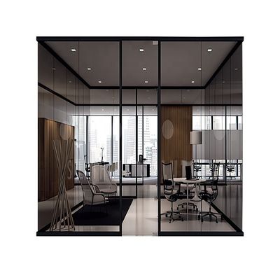 qualità  Modern Office Desks Building Interiors Privacy Film Fixed Partition Wall Meeting Room Studio Sreen Mall Shop With Door and Handles Lock fabbrica